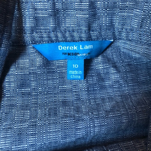 Derek Lam for DesigNation chambray jumper dress size 10 - Picture 7 of 9